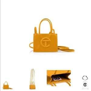 Telfar Small Mustard Shopping Bag